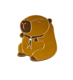Pin capibara aventurero