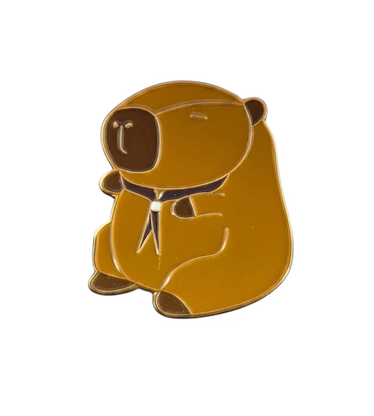Pin capibara aventurero