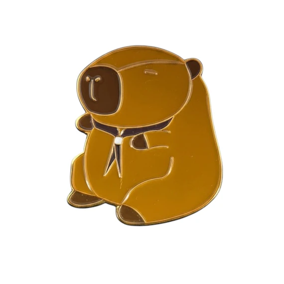 Pin capibara aventurero