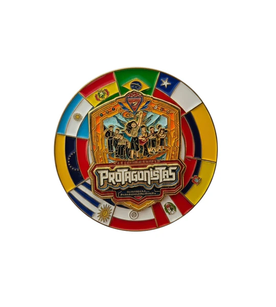 Pin giratorio protagonista 