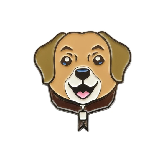 Pin perro aventurero 