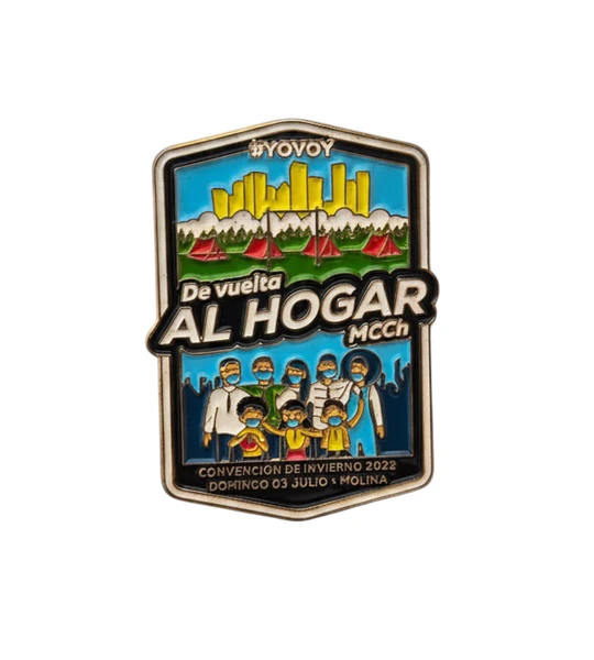 Pin de vuelta al hogar