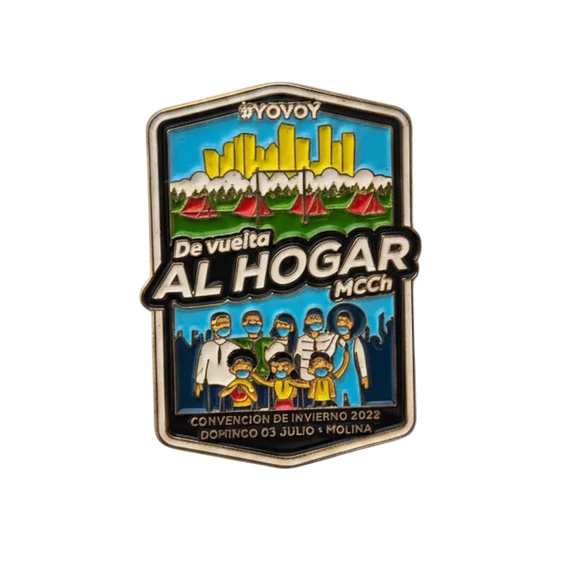 Pin de vuelta al hogar