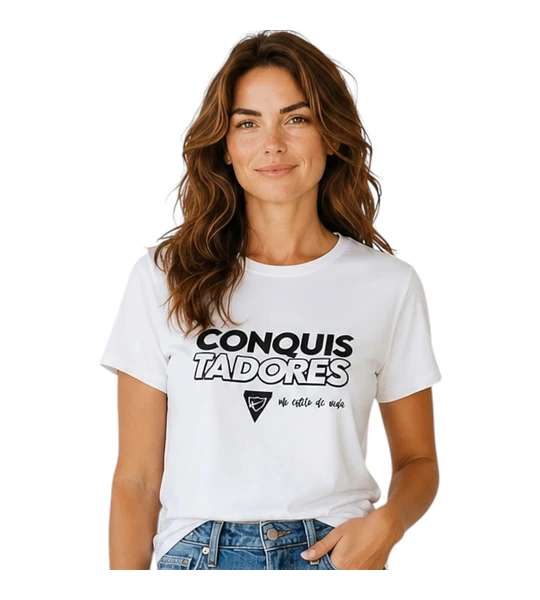 Polera conquistadores blanca, un estilo de vida 