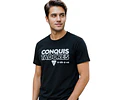 Polera Conquistadores negra, un estilo de vida 