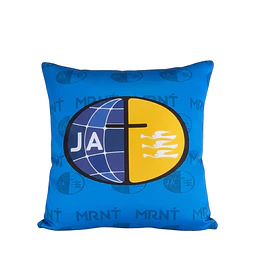 Cojín JA azul rey
