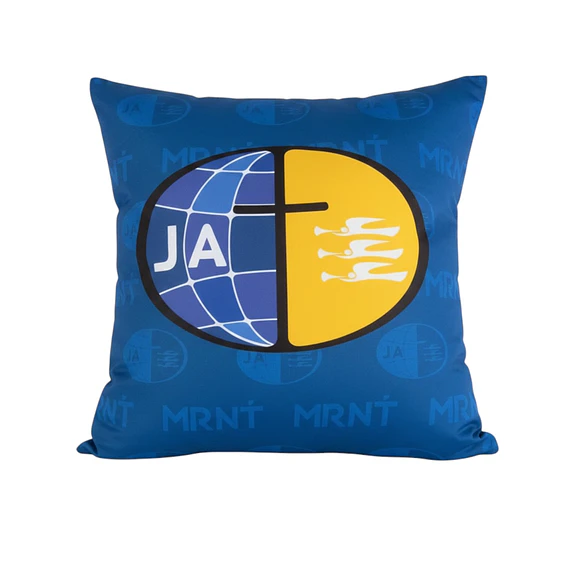 Cojín JA azul marino
