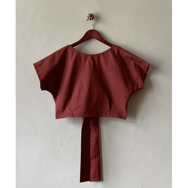 Blusa rojo púrpura