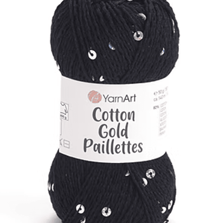 Cotton gold paillettes  1