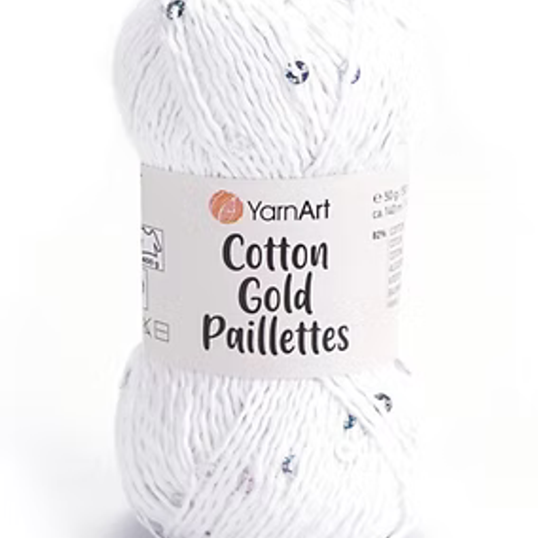 Cotton gold paillettes  2