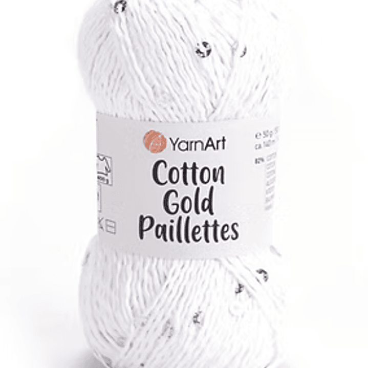 Cotton gold paillettes  2