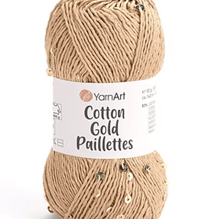 Cotton gold paillettes  3