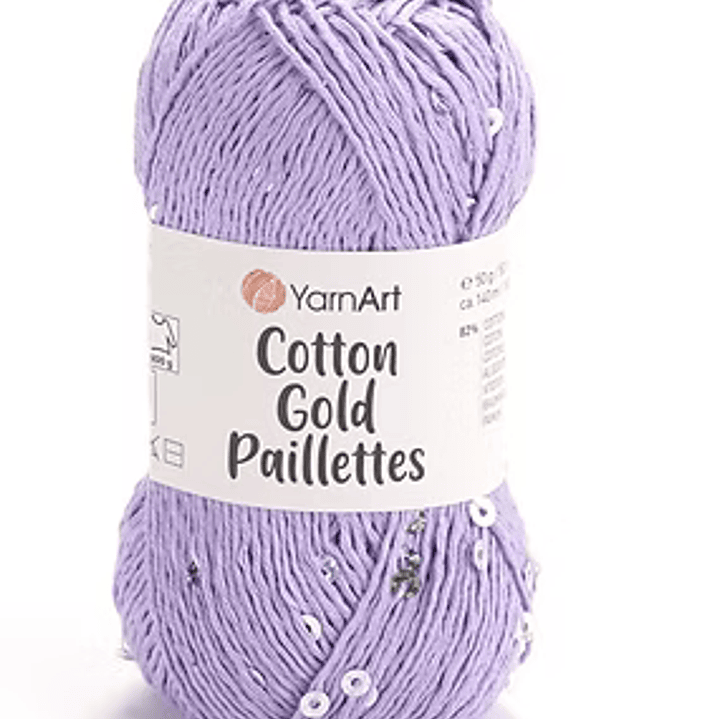 Cotton gold paillettes  7