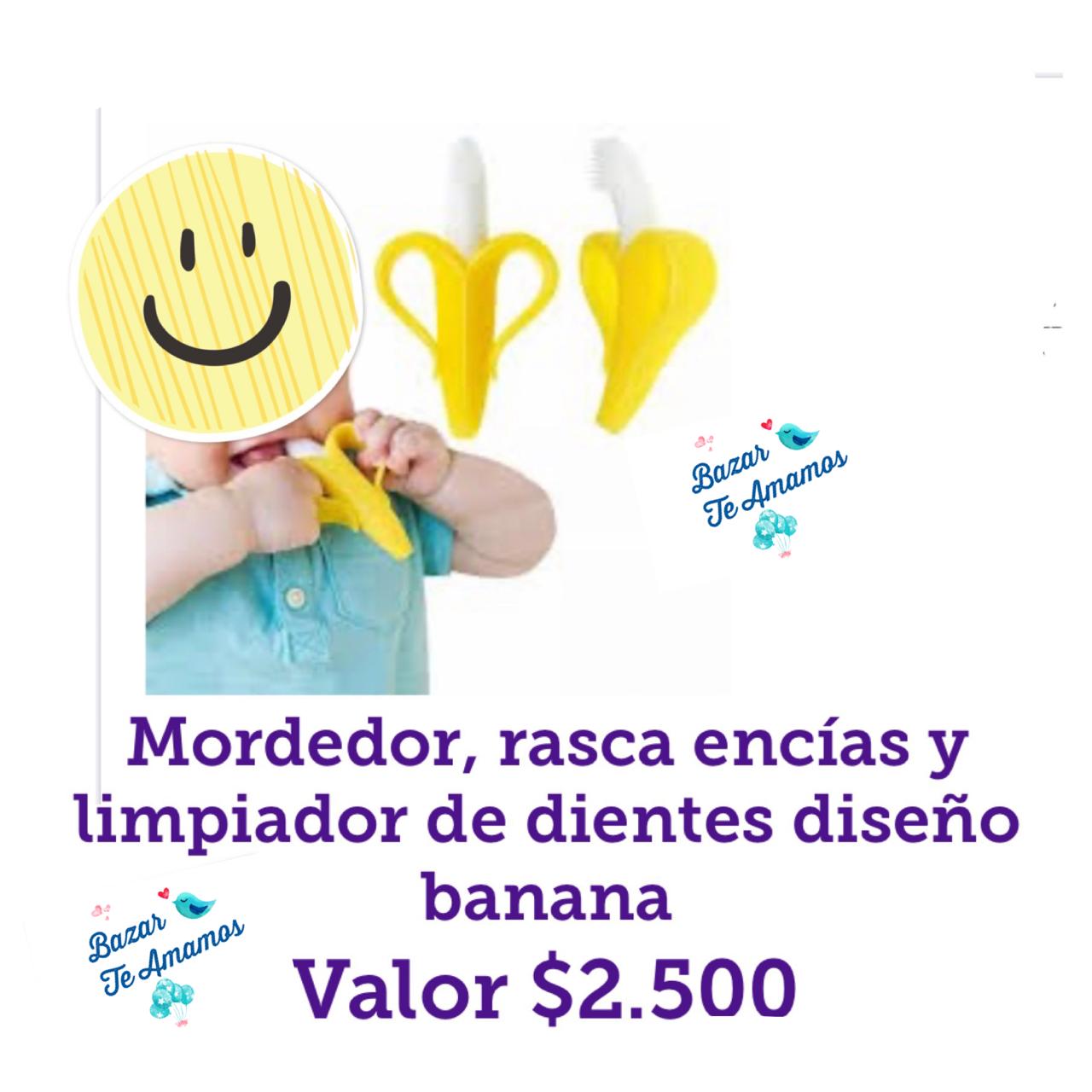 Mordedor Silicona Fruta Rasca Encías Dentición Bebe Guagua