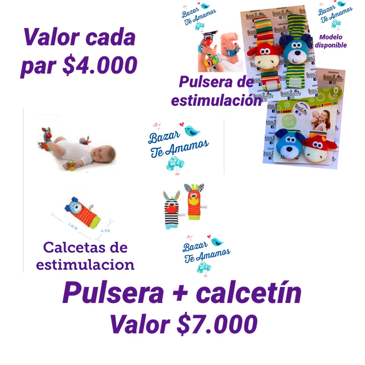 Calcetín de estimulación bebé