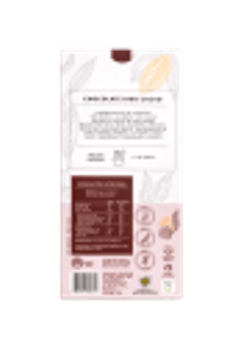 Barra de Chocolate orgánico 100% cacao 100gr