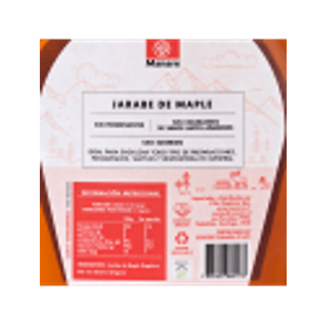 Jarabe de Maple Orgánico 250 ML  