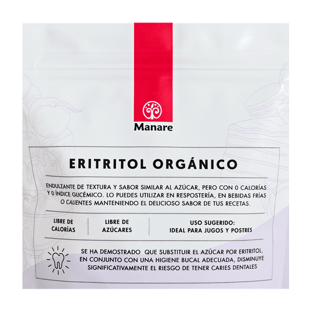 Eritritol Orgánico 400gr    