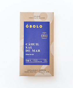 CHOCOLATE CAHUIL SAL DE MAR 70% CACAO 80 gr