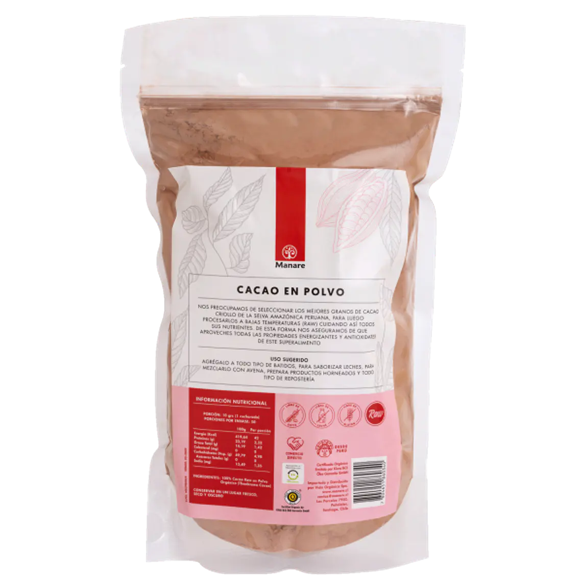 Cacao Orgánico 200GR.  1