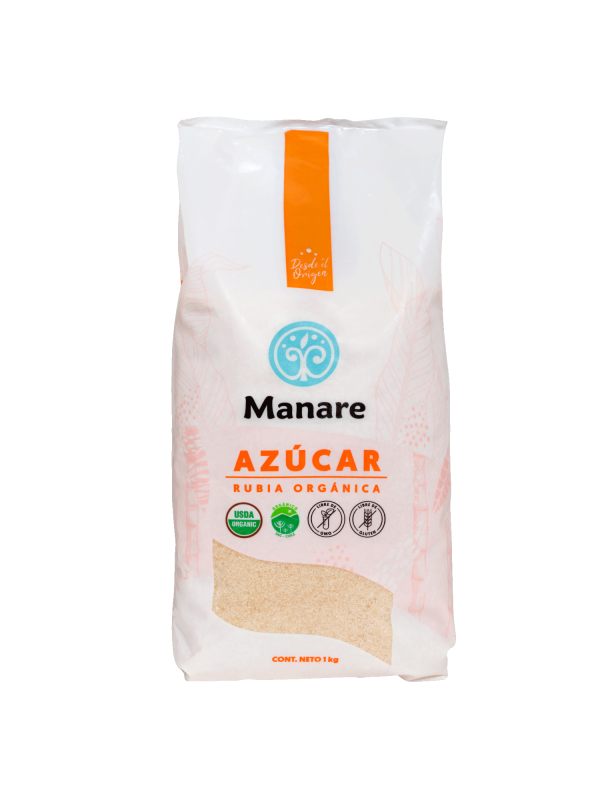 Azúcar Rubia Orgánica (1Kg) Manare