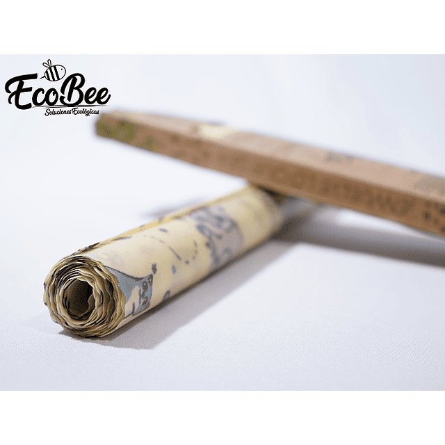 Bee Rolls / Rollo de tela encerada reutilizable 1,15mts x 30cm. Ecobee