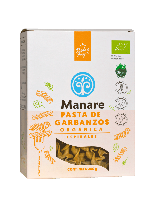 Espirales de garbanzos (250g) Manare
