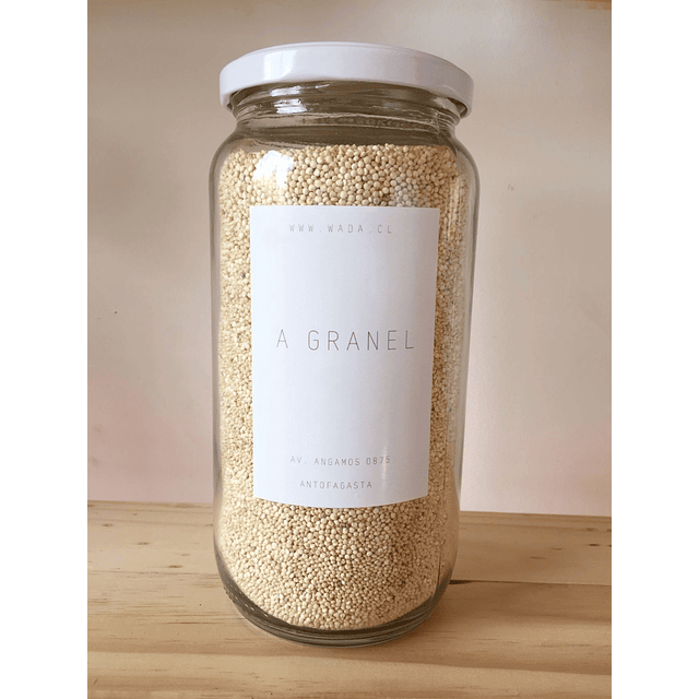 Frasco quinoa blanca granel 730g
