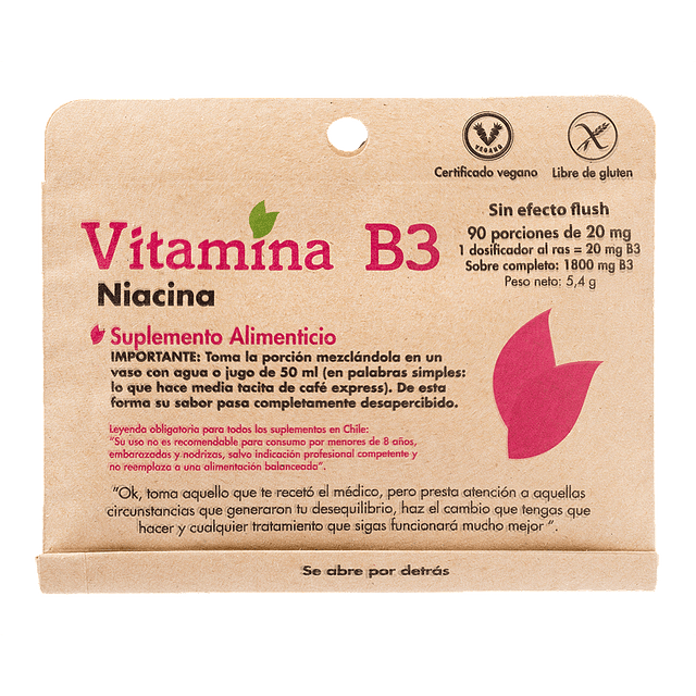 Vitamina B3 90 porciones 