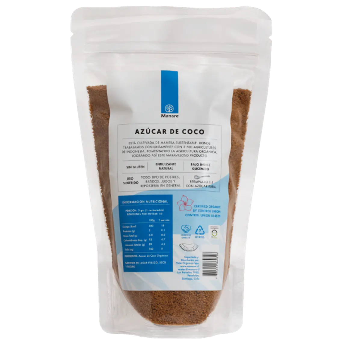 Azúcar de coco orgánico 300 gr  1