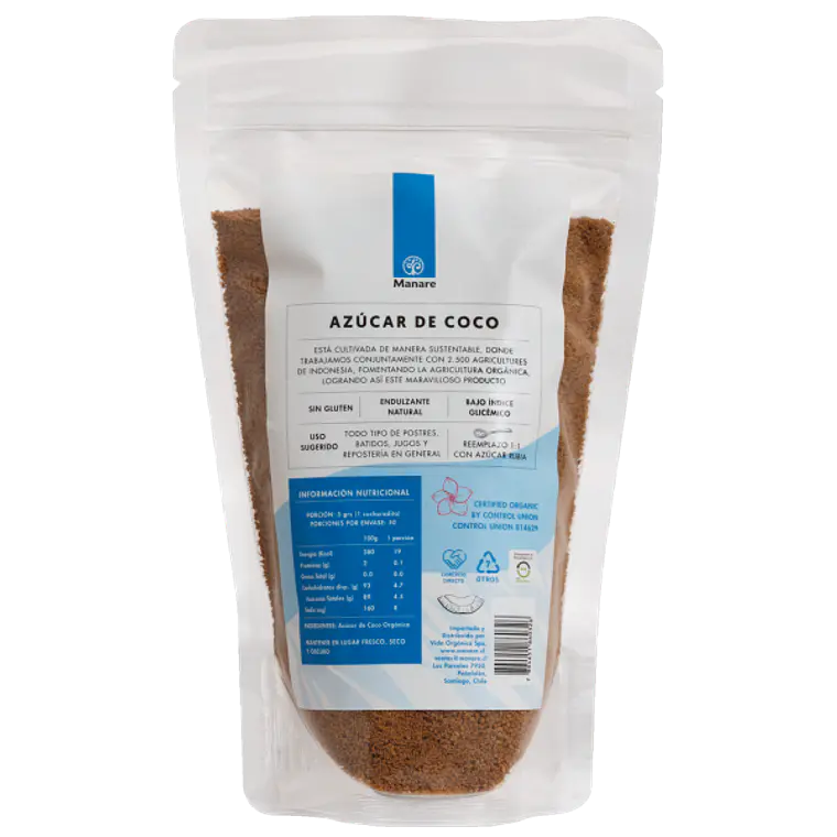 Azúcar de coco orgánico 300 gr  1