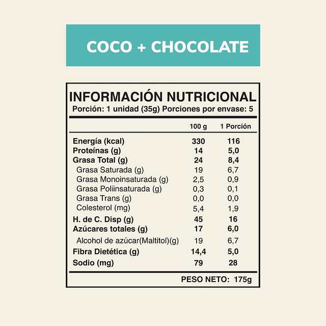 Wild fit coco-chocolate sin azúcar añadida 35gr