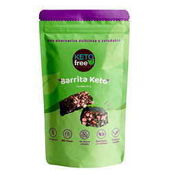 Barritas KETO de chocolate vegana/ sin gluten 5UN 150g 