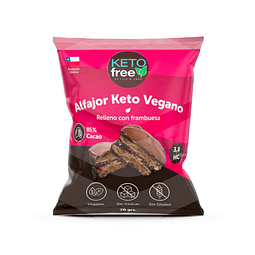 Alfajor de frambuesa KETO vegano/sin gluten 70gr 
