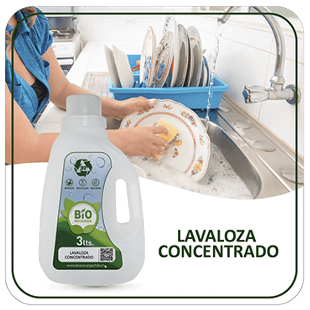 LAVALOZA  CONCENTRADO BIODEGRADABLE (Venta a granel  X litros) 