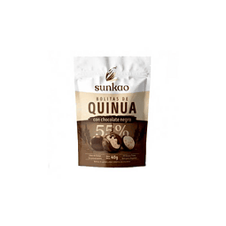 Bolitas de Quinua con Chocolate Negro 55%