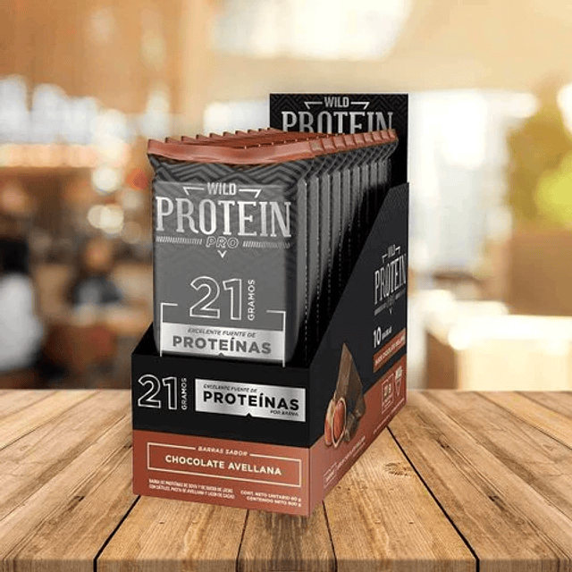 Barrita Wild Protein Pro Chocolate Avellana 