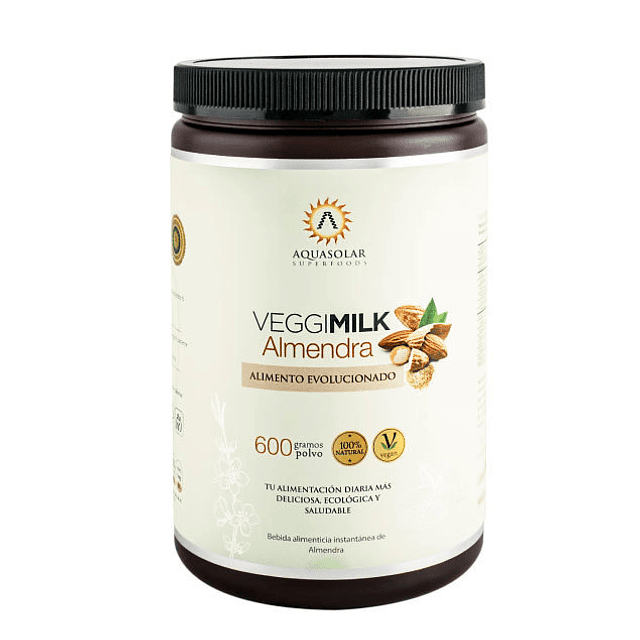 VEGGIMILK ALMENDRA EN POLVO 600GR 