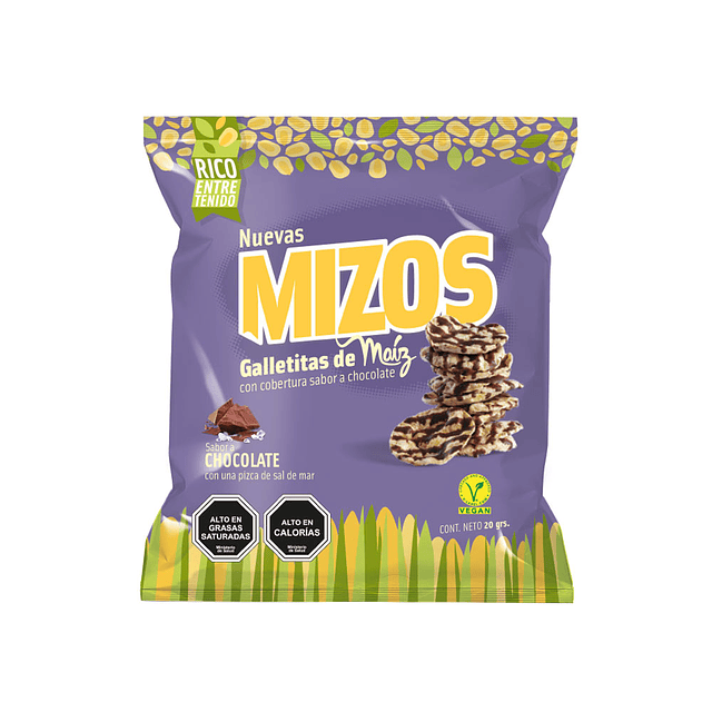 GALLETA DE MAÍZ CHOCOLATE 20 GR