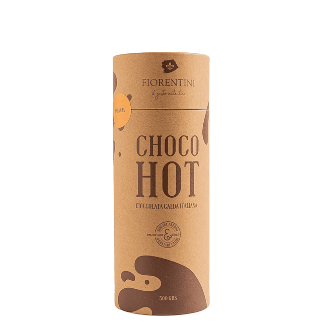 CHOCO HOT 500 gr  FIORENTINI, NARANJA