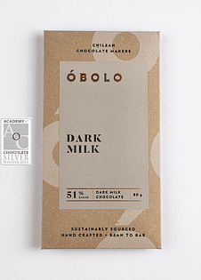 Chocolate 51% Cacao Dark Milk 80GR 