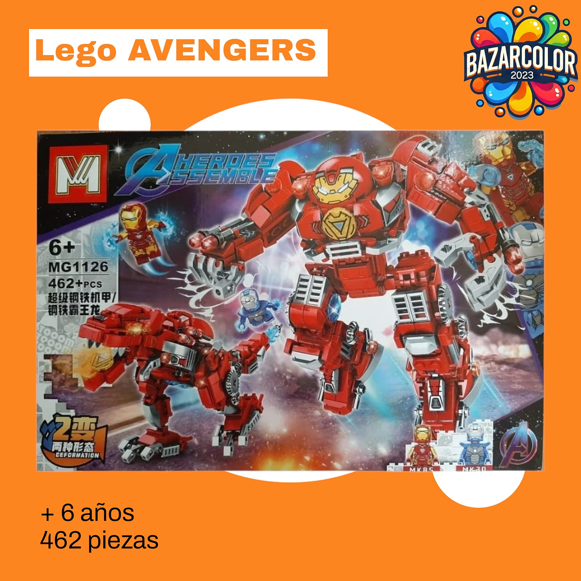 LEGO VENGADORES MODELO MG1126 1