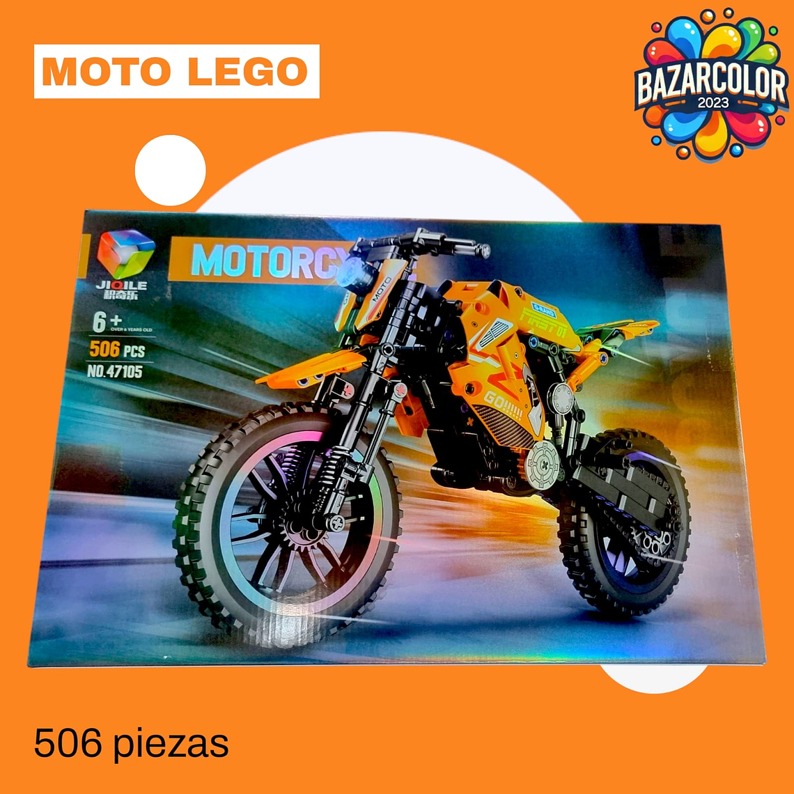 MOTO MODELO 47105 COLOR AMARILLA 1