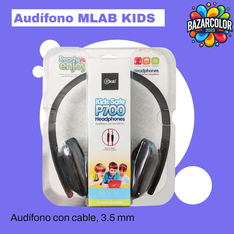 Audífonos MLAB KIDS P700 1