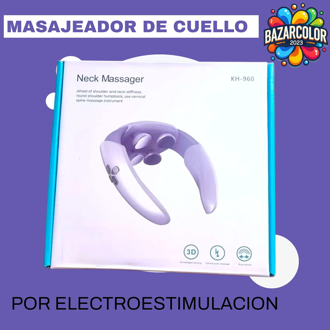 Masajeador de cuello KH-960 1