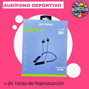 Audífonos Inalámbricos Bluetooth Motomo Sport 2 BE-007