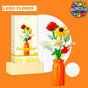 Bloque Armable de Flor, Amarillo