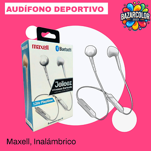 Audífono Maxell Inalámbrico, caja blanca