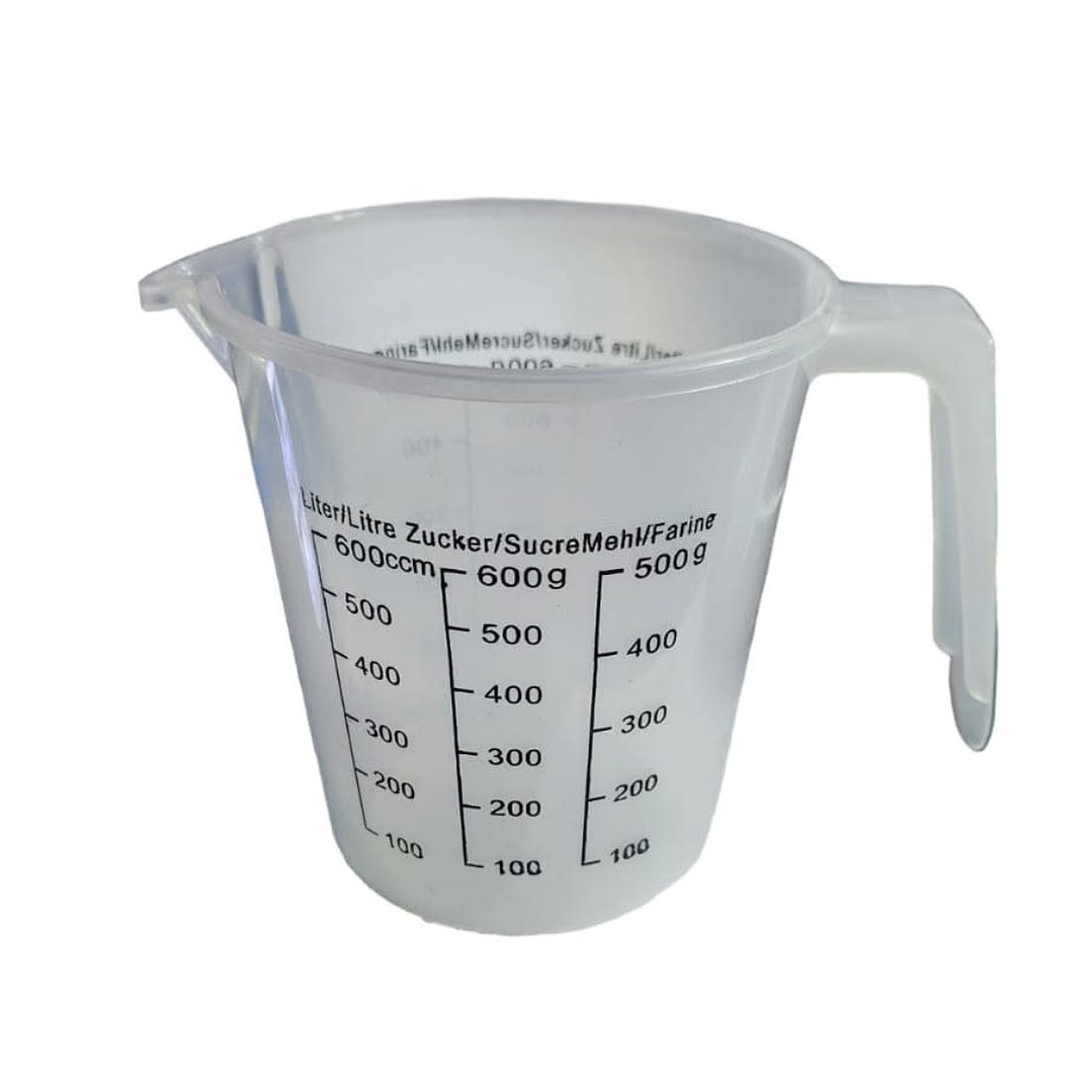 Jarra Medidora Plastica 600 ml Cocina Repostería Pastelería 2