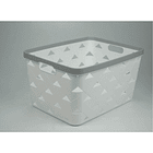 Caja Organizadora Plastico Multiusos Rattan 21 Litros 6